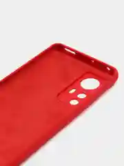 Красный чехол силиконовый Xiaomi 12, 12S, 12X, Сяоми 12, 12С, 12Х