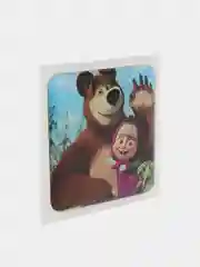 Кораллово-розовый 3d-стикеры, наклейки на телефон Minecraft (Майнкрафт), Маша и Медведь