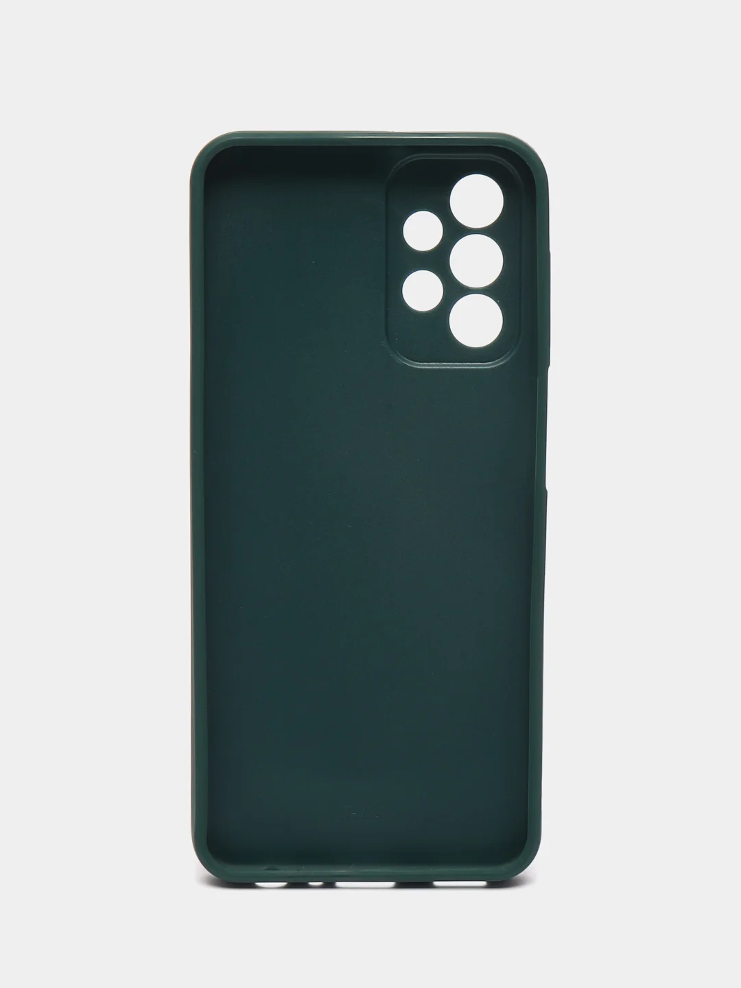 Темно-синий чехол Samsung Galaxy A23 / Самсунг Галакси А23, силиконовый, под кожу, с кольцом