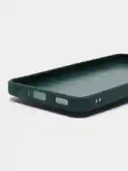 Темно-синий чехол Samsung Galaxy A23 / Самсунг Галакси А23, силиконовый, под кожу, с кольцом