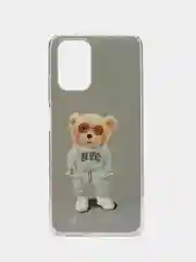 Серый чехол Xiaomi Redmi Note 10, Redmi Note 10S, Poco M5s, Поко М5с, силиконовый, с рисунком
