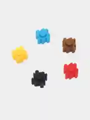 Лимонный конструктор пиксельный, 3D конструктор, развивающая игрушка