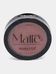 Белый румяна Matte компактные с натуральным эффектом