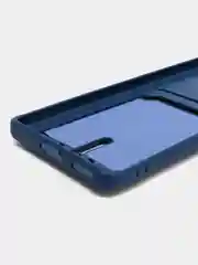 Темно-синий чехол для Xiaomi 13 Lite / Сяоми 13 Лайт, силиконовый, с карманом для карты