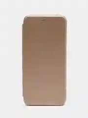 Золотой чехол-книжка для Oppo A17 / A17K, Оппо А17, А17К