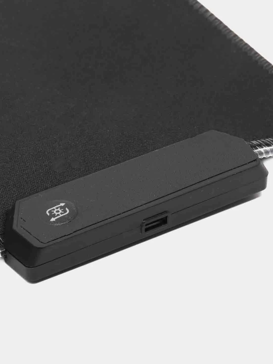 Игровой коврик для мыши с RGB подсветкой, 300 х 800 х 4 мм