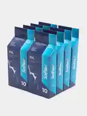 Softex XXL, презервативы увеличенного размера, с ароматом колы, 80 штук