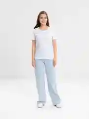 Белый футболка женская, хлопок