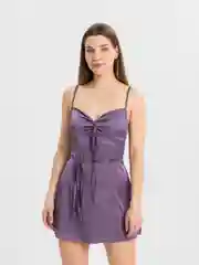 Лавандовый летнее платье