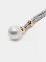 Серый подхват для штор "Шарик", 2 штуки
