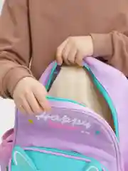 Лавандовый детский рюкзак "Киска"