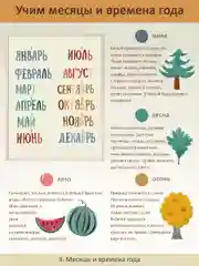 Образовательные постеры в детскую комнату