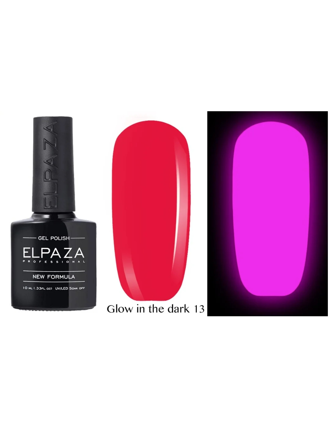 Гель-лак светящийся в темноте ELPAZA/ Неоновые Glow in the Dark