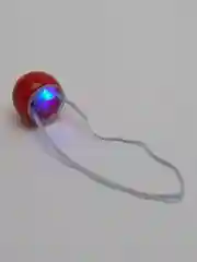 Нос клоуна, светящийся, красный