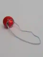 Нос клоуна, светящийся, красный