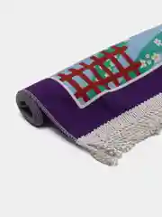 Фиолетовый детский коврик для молитв