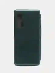 Вишнёвый чехол-книжка на Huawei Nova 6, из экокожи, с карманом для карт