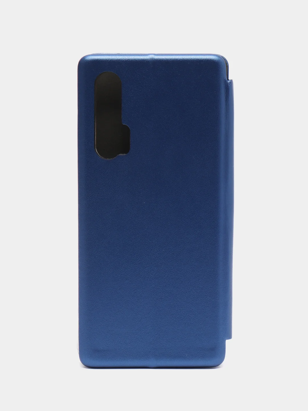 Синий чехол-книжка на Huawei Nova 6, из экокожи, с карманом для карт