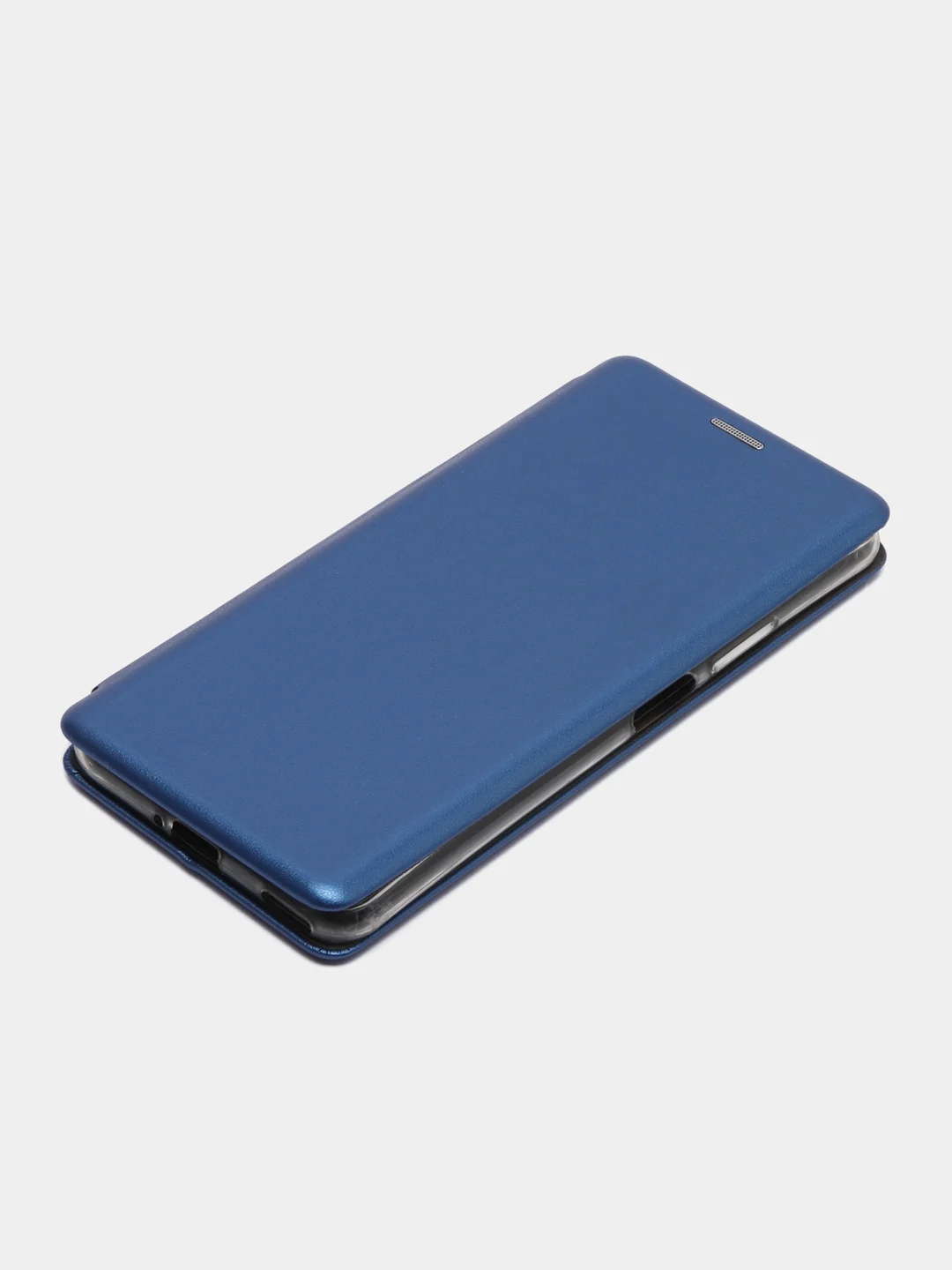 Синий чехол-книжка на Huawei Nova 6, из экокожи, с карманом для карт
