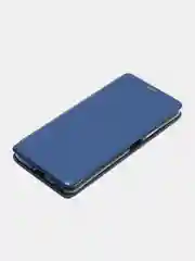 Синий чехол-книжка на Huawei Nova 6, из экокожи, с карманом для карт