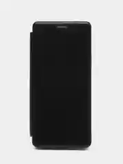 Черный чехол-книжка на Huawei Nova 6, из экокожи, с карманом для карт