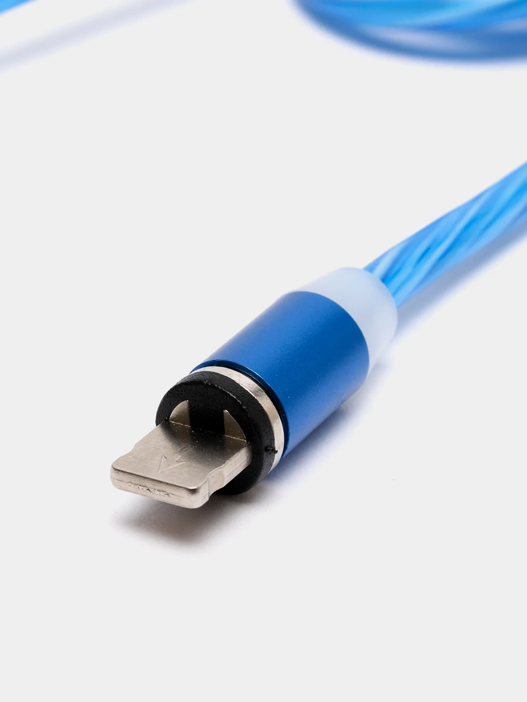 Синий кабель зарядный X-CABLE (1m, Micro-USB/ Type-C/Lightning), для Android и iPhone