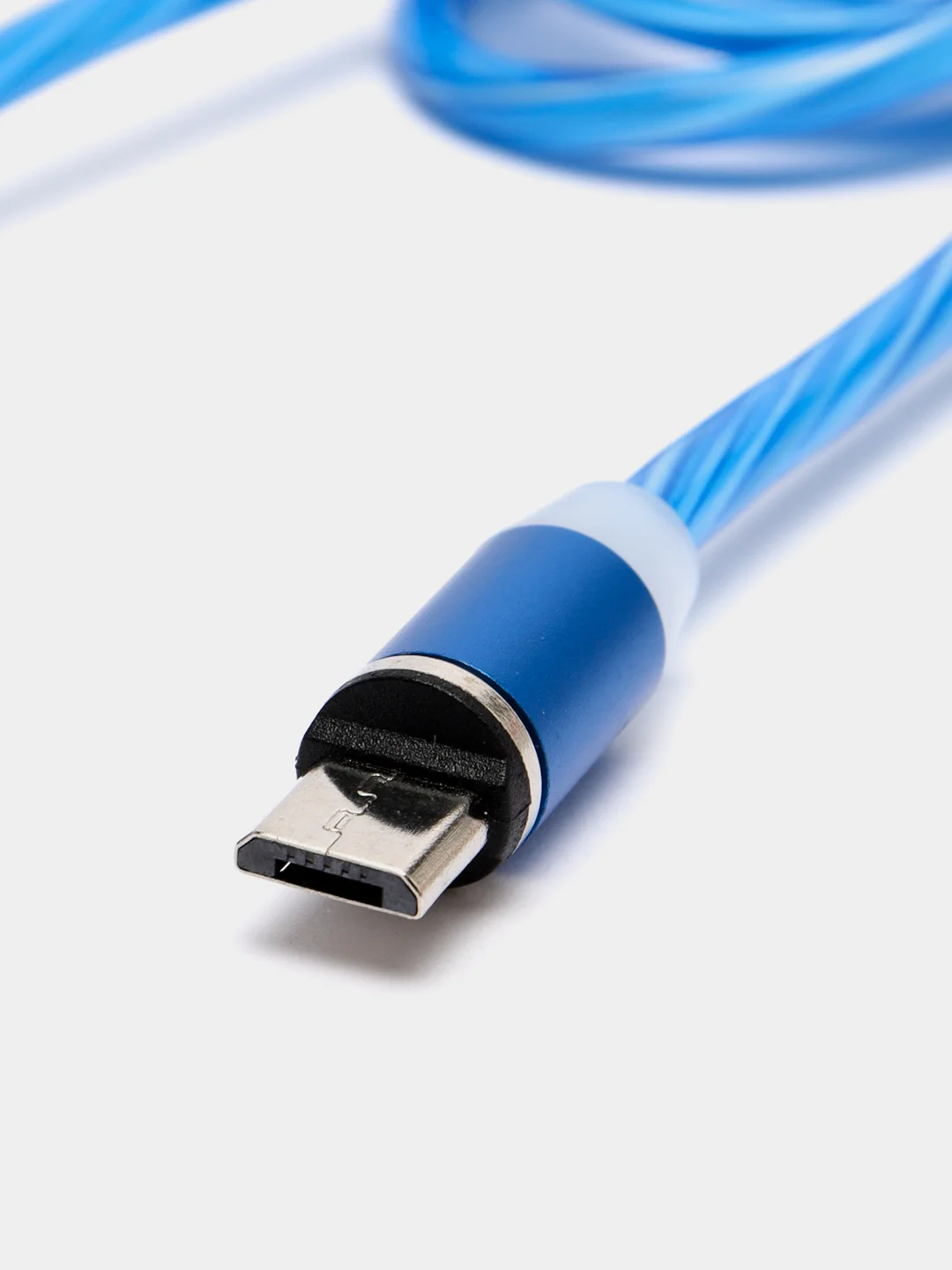 Синий кабель зарядный X-CABLE (1m, Micro-USB/ Type-C/Lightning), для Android и iPhone