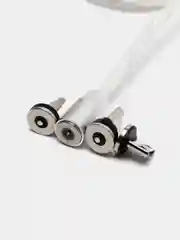 Серебряный кабель зарядный X-CABLE (1m, Micro-USB/ Type-C/Lightning), для Android и iPhone