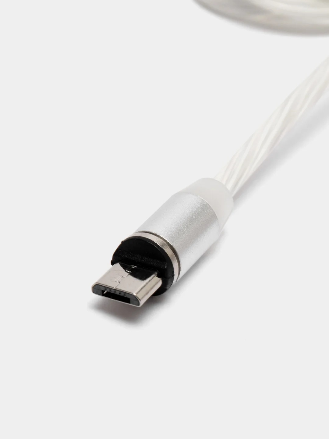 Серебряный кабель зарядный X-CABLE (1m, Micro-USB/ Type-C/Lightning), для Android и iPhone
