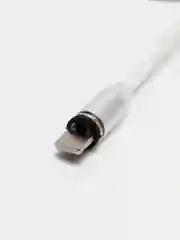 Серебряный кабель зарядный X-CABLE (1m, Micro-USB/ Type-C/Lightning), для Android и iPhone