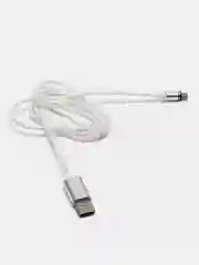 Серебряный кабель зарядный X-CABLE (1m, Micro-USB/ Type-C/Lightning), для Android и iPhone