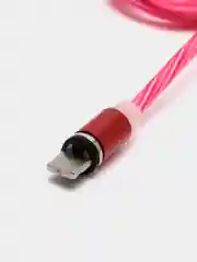 Красный кабель зарядный X-CABLE (1m, Micro-USB/ Type-C/Lightning), для Android и iPhone