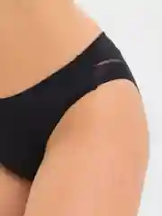 Черный трусы женские, бесшовные, бразильяно, 1 штука