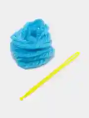 Голубой сумочка, ведерко для шитья из фетра, своими руками, 10 х 12 см