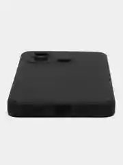 Прозрачный силиконовый чехол для Xiaomi Redmi 12C (Сяоми Редми 12С), прозрачный черный противоударный