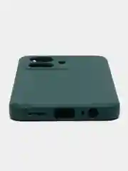 Зеленый чехол для Vivo T1 4G (Виво Т1 4Г), силиконовый