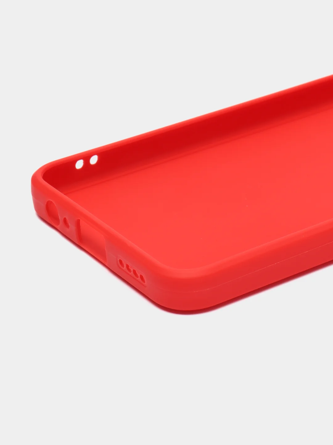 Красный чехол для Vivo T1 4G (Виво Т1 4Г), силиконовый