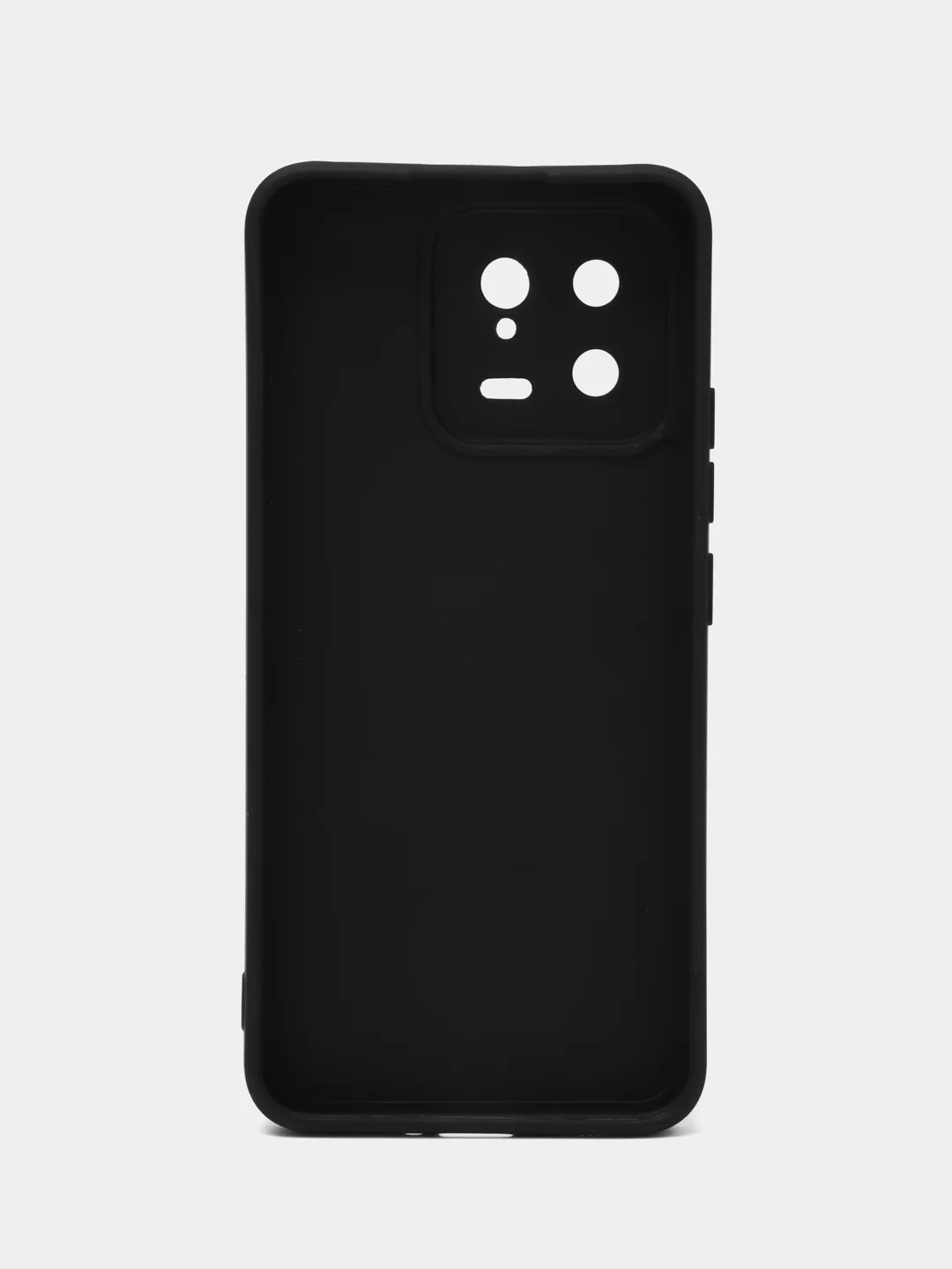 Черный силиконовый чехол для Xiaomi 13, Сяоми 13, прозрачный