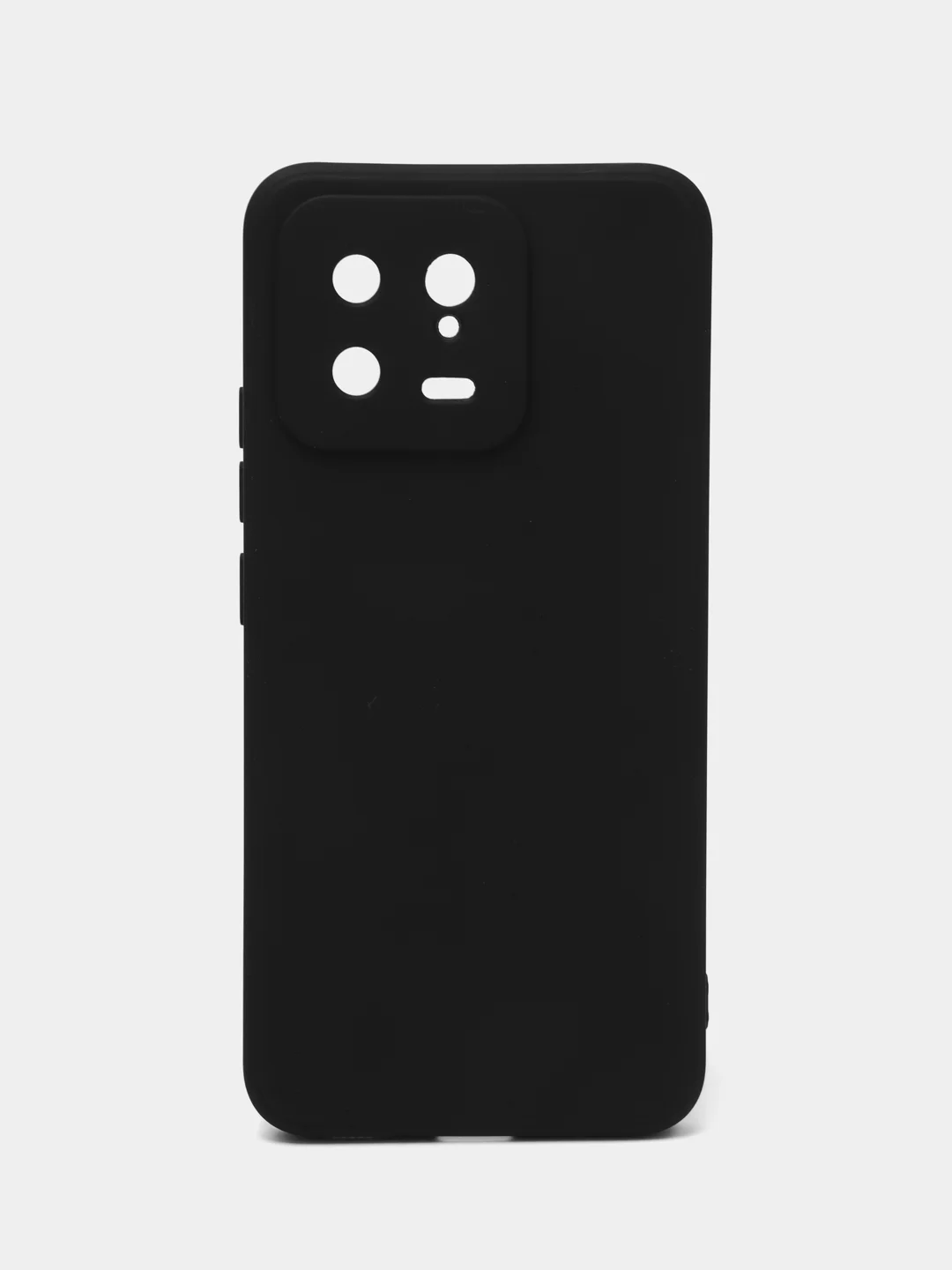 Черный силиконовый чехол для Xiaomi 13, Сяоми 13, прозрачный