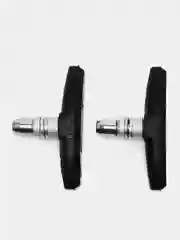 Черный тормозные колодки для велосипеда типа V-brake (2 шт)