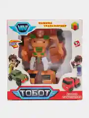 Оранжевый игрушка-трансформер "Робот-Тобот"