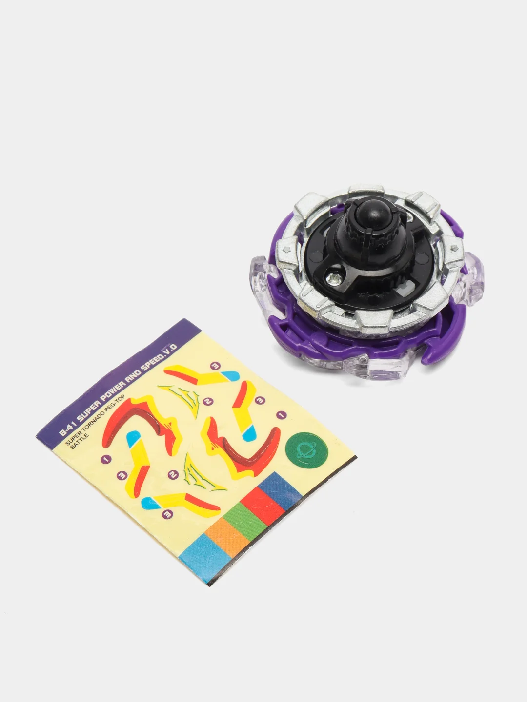 Темно-синий бейблэйд / Пусковая установка и волчок Beyblade