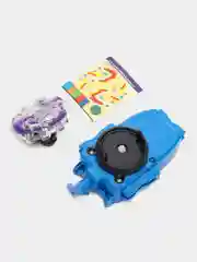 Темно-синий бейблэйд / Пусковая установка и волчок Beyblade