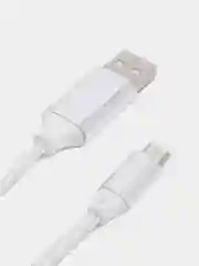 Белый светящийся зарядный кабель Type-C, Lightning, Micro-USB 1 м, зарядка, провод