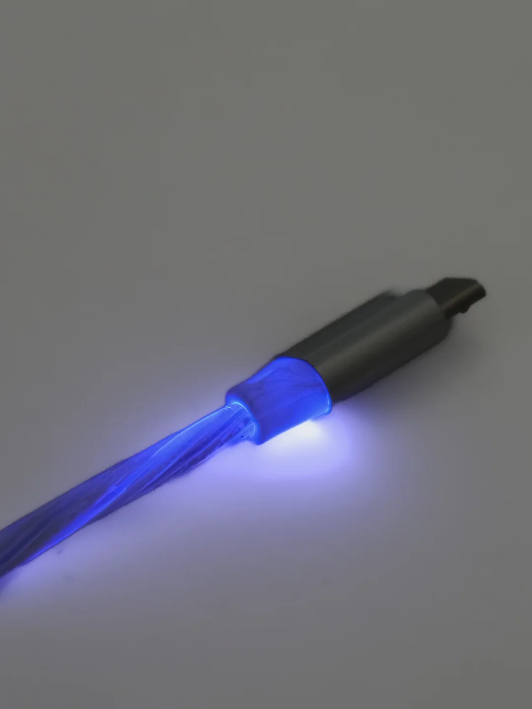 Белый светящийся зарядный кабель Type-C, Lightning, Micro-USB 1 м, зарядка, провод