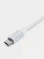 Белый светящийся зарядный кабель Type-C, Lightning, Micro-USB 1 м, зарядка, провод