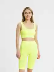 Желтый комплект спортивного белья