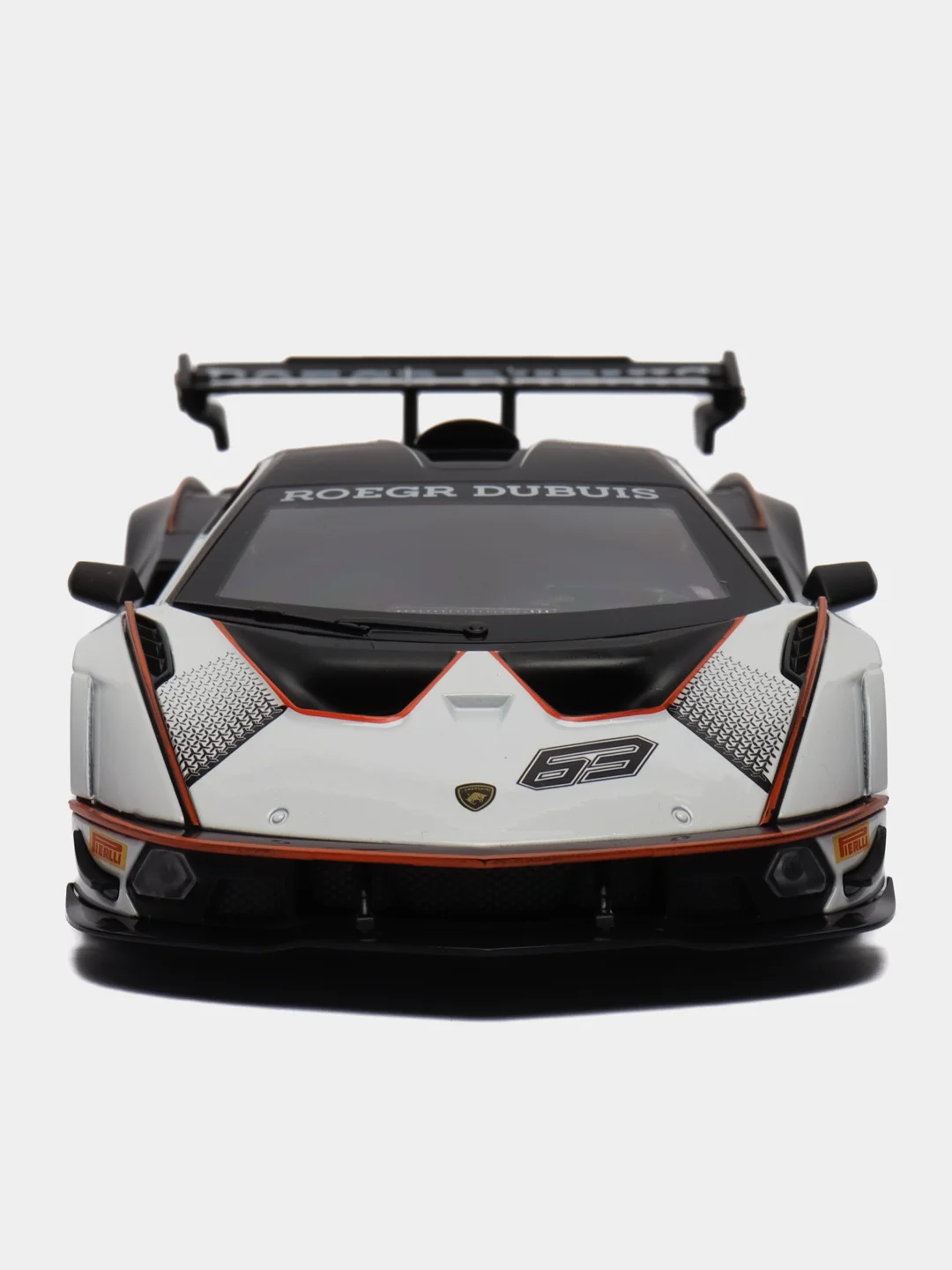 Белый металлическая машинка 1:24 lamborghini essenza scv12