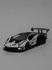 Белый металлическая машинка 1:24 lamborghini essenza scv12