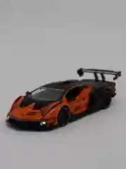 Оранжевый металлическая машинка 1:24 lamborghini essenza scv12